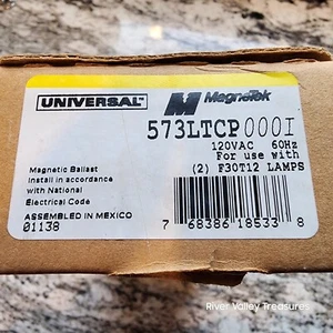 Magnetek Universal 573LTCP Magnetic Fluorescent 2-Lamp Rapid Start Ballast NIB - Picture 1 of 4