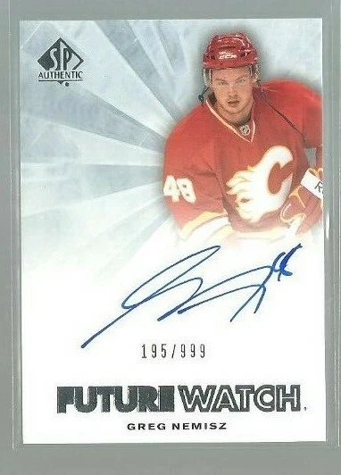 2011-12 SP Authentic #244 Greg Nemisz AU RC 195/999 (ref 75920) - Image 1 of 1