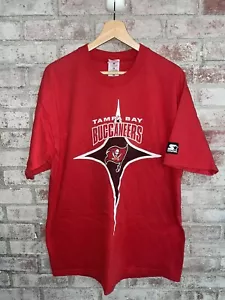 Vintage Y2K 00s Tampa Bay Freibeuter T-Shirt Herren groß rot NFL - Bild 1 von 7