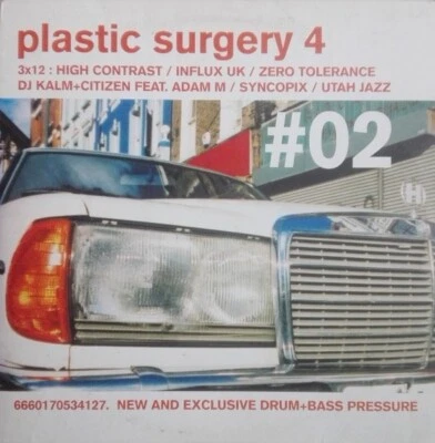 Plastic Surgery 4 LP 4x12" Vinyl Hospital Records Jungle Drum&Bass 2003 VG+/VG Foto 1 de 4