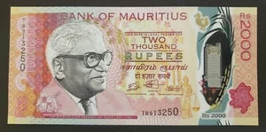 Rare 2024 Mauritius Rs 2000 rupees 2024 NEW UNC uncirculated - Picture 1 of 1
