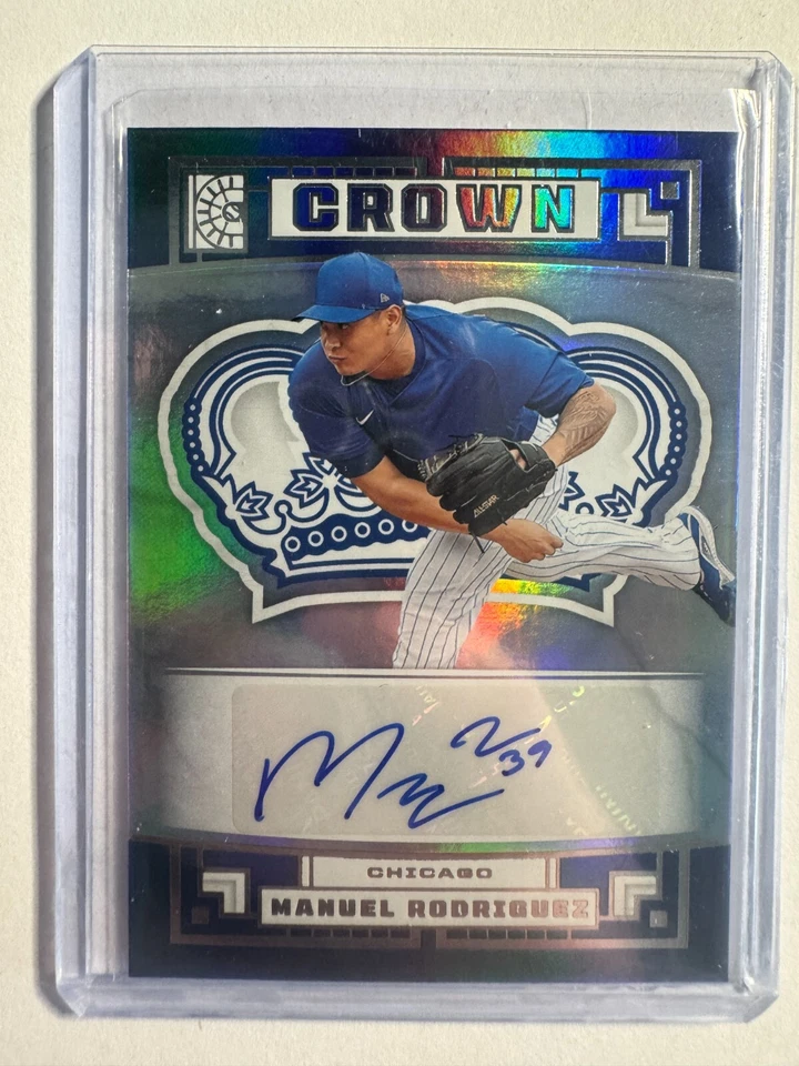 K307,002 - 2022 Panini Capstone Crown Autographs #64 Manuel Rodriguez Auto - Image 1 of 1