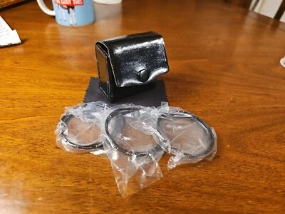 Vintage Vivitar 55mm +1, +2, +4  Close-Up Lens Set with Case For Photography - Image 1 of 3