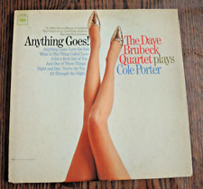 Vintage Original Dave Brubeck Quartet plays Cole Porter 33LP Vinyl Mono Good
