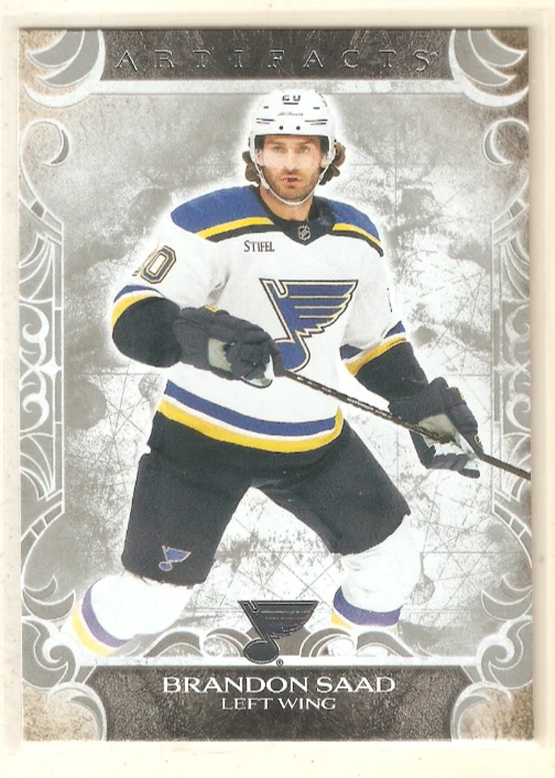 Brandon Saad 2024-25 UD Artifacts Base Card #6 Blues - Image 1 of 1