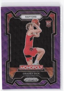 2023-24 Panini Prizm Monopoly Gradey Dick #84 Purple - Picture 1 of 2