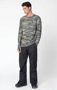 HOMBRES CHICOS Quiksilver Porter Shell Pantalones de Nieve Snowboarding Esquí Negro NUEVOS $119 - Imagen 1 de 5
