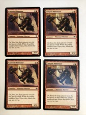 4x MTG Conflux Canyon Minotaur EX Magic Card Magic the Gathering