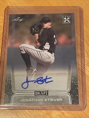 Leaf X Rookie Jonathan Stiever Auto - Image 1 of 3