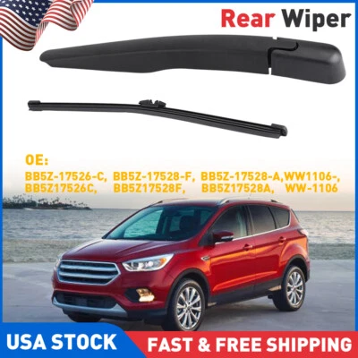 Brazo y cuchilla limpiaparabrisas trasero para Ford Flex Lincoln MKT BB5Z 17526-C 2009-2019 Foto 1 de 4