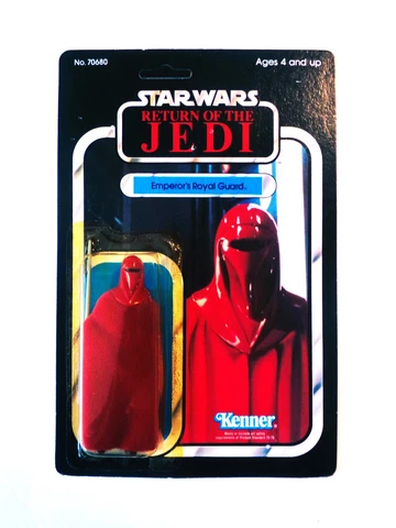 STAR WARS 1983 ROTJ  EMPEROR'S ROYAL GUARD  65 BACK -NEW Cover