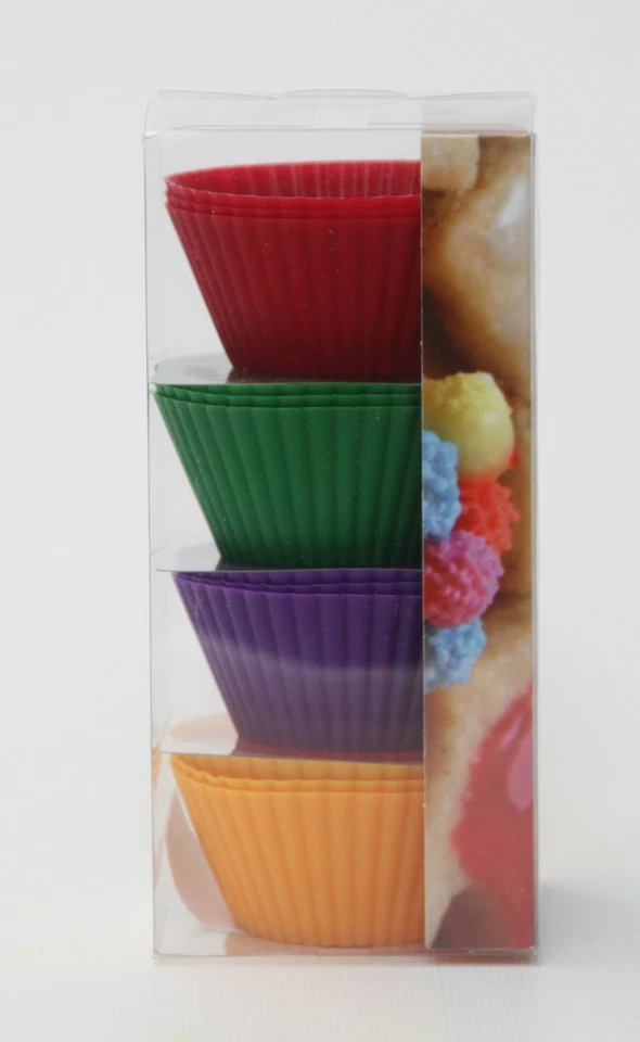 12 Cupcake Backförmchen aus Silikon Muffinförmchen Muffin Kuchen Backen - Bild 1 von 1