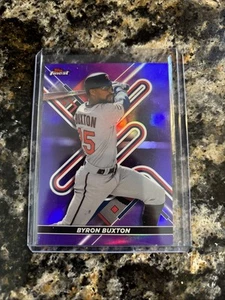 2022 Topps Finest - Byron Buxton #68 Purple Refractor /250 - Picture 1 of 2