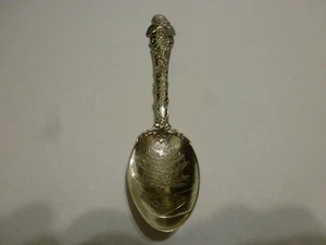 Antik 1892 Sterlingsilber Weihnachtsmann Löffel J H Johnston Co. 17 Union Sq. N Y - Bild 1 von 7