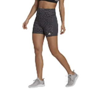 adidas womens Leo Short Tights Grey/Grey X-Small - Picture 1 of 5