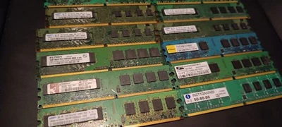 14x Memorias RAM DDR2 1GB varias marcas. - Imagen 1 de 3