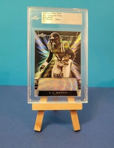 A.J. Brown 2019 Leaf Metal Draft- Sepia Black Wave Rookies Prizm (1/1) RC - Picture 1 of 4