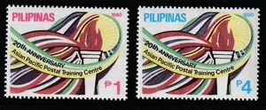 Philippinen 1990 Sc # 2028-29 MNH OG - Bild 1 von 1