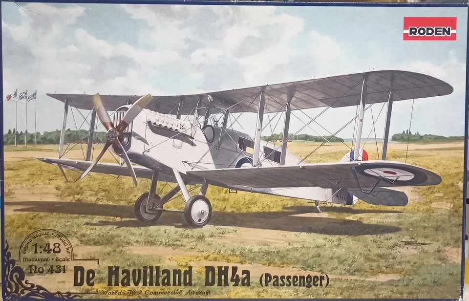 MODELLISMO - De Havilland DH4a Passeggerio (431 - RODEN 1/48 - Immagine 1 di 1