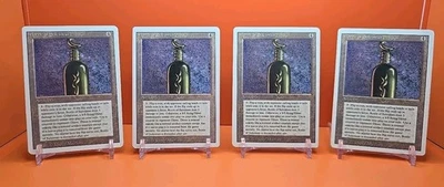 🟤🟤🟤(4) 1994 MAGIC The Gathering BOTTLE OF SULEIMAN REVISED 3RD EDITION PLAYED - Image 1 of 4