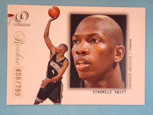 2000-01 Fleer Legacy RC Stromile Swift Vancouver Grizzlies #92 408/799 🏀 - Picture 1 of 2