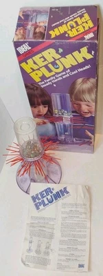 Vintage 1986 Kerplunk Board Game Ideal Games No. 7092 Complete W/ Box - Image 1 of 4