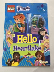 NEW Lego Friends HELLO HEARTLAKE Activity Book + Mini Figure - Picture 1 of 3