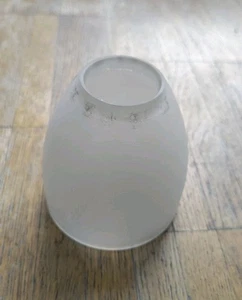 Lampenschirm Glasschirm glockenförmig Durchmesser ca. 7 bzw. 2,9 cm Höhe ca. 7cm - Bild 1 von 2