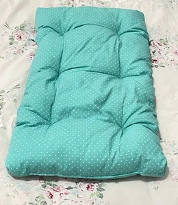American Girl Doll 2013 Ropa de cama Dreamy Daybed Colchón acolchado azul verde azulado - Imagen 1 de 8