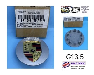 New Genuine PORSCHE 911 991 Alloy Wheel Center Cap Cover 9P1601149AM7Z - Picture 1 of 1