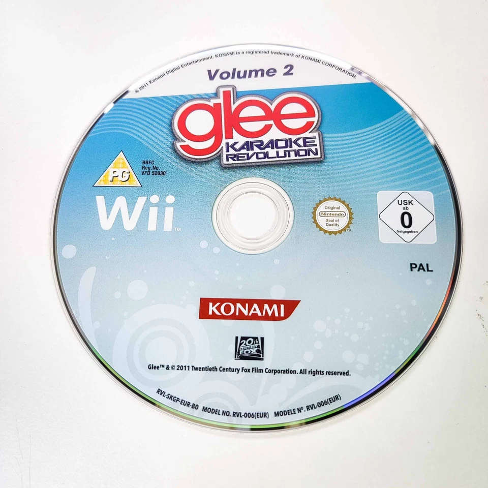 KARAOKE REVOLUTION GLEE: VOLUME 2 - NINTENDO WII | MUSIC KONAMI 2011 - Image 1 of 1