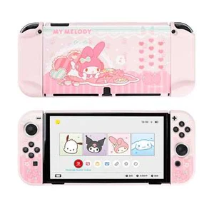 GeekShare X Sanrio Protective Case for Nintendo Switch OLED PC Hard Shell Melody - Picture 1 of 6