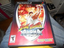 Playstation 2 Street Fighter  Alpha Anthology WITH BOOKLET FREE SHIPPING 