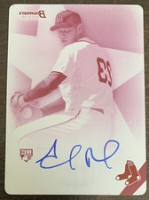 Eduardo RODRIGUEZ🔥2015 Bowman’s Best RC Magenta Printing Plate AUTO 1/1 Red Sox