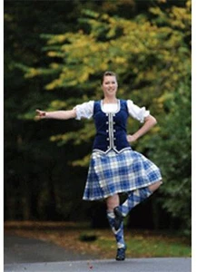 Highland Dancer beweglicher Kühlschrankmagnet 3D Hologramm Effekt linsenförmig - Bild 1 von 2