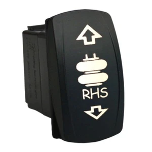 RHS 6C72WM Rocker Switch 12V Laser Momentary LED white off road for Durango - Imagen 1 de 1