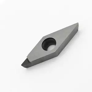 2 PIEZAS Cortador CNC inserto giratorio con punta de diamante de carburo VCGT/VCMT1604/1103 PCD/CBN - Imagen 1 de 3