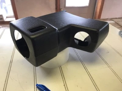 Cubierta de columna de dirección Subaru Justy 87 88 negra Foto 1 de 4