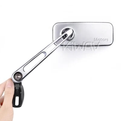 Mirrors chrome ClassicMX black  base fits Ducati 899 959 1199 1299 Panigale ε — 第 1/4 张图片