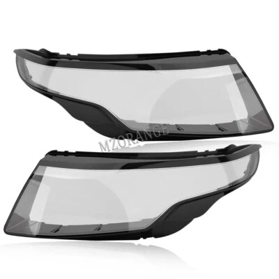 Par de Capa de Lente de Farol para Land Rover Range Rover Evoque 2011-2019 - Imagem 1 de 4