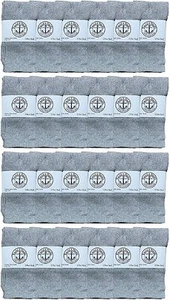 24 PK Yacht & Smith Wholesale Kids Boys Tube Socks, 4-6 (Gray) - Crew Sock - Picture 1 of 3