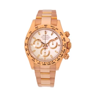 ROLEX 18K Rose Gold 40mm Daytona Cosmograph 116505 Box Warranty Card 2012 MINTY - Picture 1 of 5