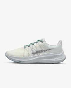 Nike Winflo 8 Premium White Grey Blue Running Shoes DA3056 002 - SIZE 9.5 WOMENS - Picture 1 of 9