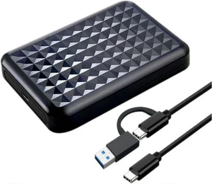 ModusTech External Hard Drive 1TB Portable USB 3.0/ Type-C High-Speed HDD - Picture 1 of 9