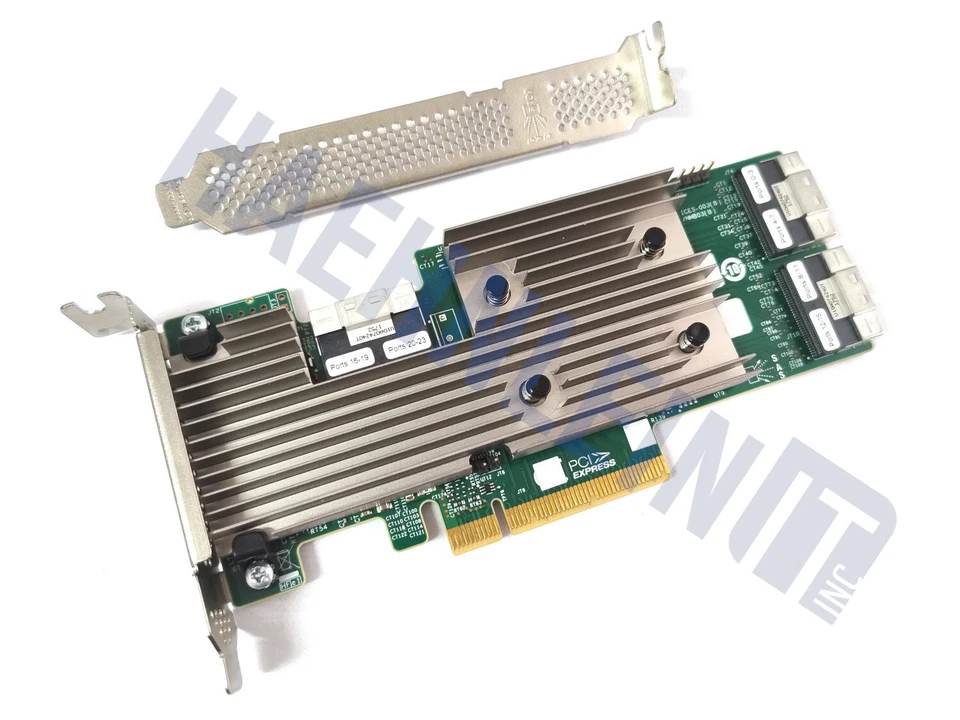 Broadcom Avago 9306-24i SATA / SAS HBA Controller 12Gbps IT-Mode 24port LSI ZFS - Image 1 of 4