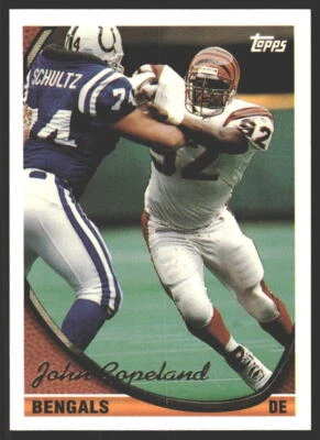 John Copeland #163 1994 Topps Cincinnati Bengals - Image 1 of 2