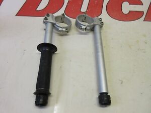 Ducati Left & right handlebar clip on holder clamps 748 916 36020131A 36020121A