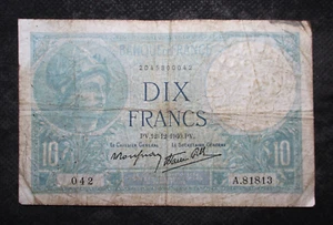 OLD BANKNOTE OF FRANCE 10 FRANCS 1940 FRANCS WORLD WAR II A.81813 - Picture 1 of 2