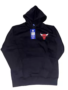 Chicago Bulls NBA Ultra Game Black Hoodie Size Large - Picture 1 of 6