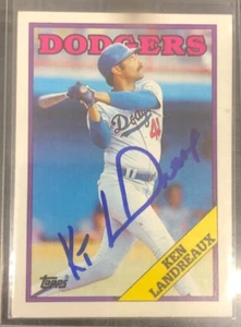 1988 Topps KEN LANDREAUX Autographed Card - Picture 1 of 1